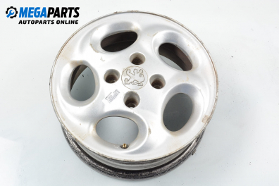 Alufelgen for Peugeot 206 (1998-2012) 14 inches, width 5,5 (Preis für zwei stücke)