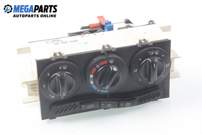 Air conditioning panel for Mercedes-Benz A-Class W168 1.6, 102 hp, hatchback, 1998