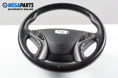 Multi functional steering wheel for Hyundai i30 1.4, 99 hp, hatchback, 2014