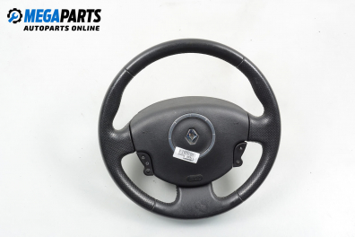 Multi functional steering wheel for Renault Megane II 1.6 16V, 112 hp, cabrio, 2007