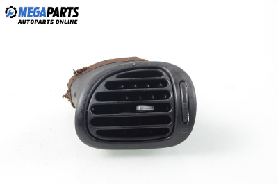 AC heat air vent for Peugeot 206 1.6 16V, 109 hp, cabrio, 2001