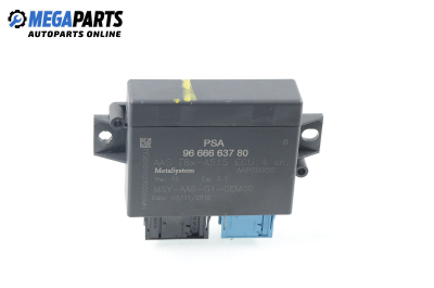 PDC modul for Peugeot 3008 2.0 HDi, 165 hp, suv automatic, 2011 № 96 666 637 80