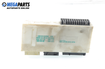 Komfort-modul for BMW 5 (E39) 2.5 TDS, 143 hp, sedan automatic, 1998 № 8 378 634