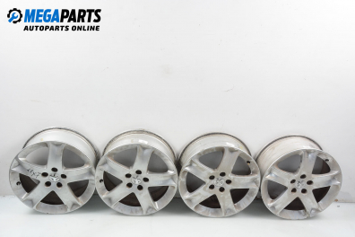 Alloy wheels for Peugeot 407 (2004-2010) 17 inches, width 7 (The price is for the set)