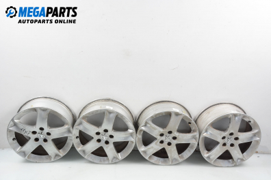 Alufelgen for Peugeot 407 (2004-2010) 17 inches, width 7 (Preis pro set angegeben)