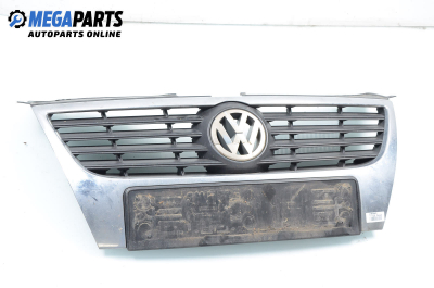 Grill for Volkswagen Passat (B6) 2.0 TDI, 140 hp, station wagon, 2005, position: front
