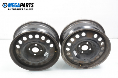 Steel wheels for Opel Meriva A (2003-2010) 15 inches, width 6, ET 43 (The price is for two pieces)