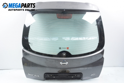 Capac spate for Nissan Micra (K12) 1.5 dCi, 65 hp, hatchback, 2005, position: din spate