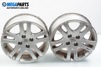 Alloy wheels for Peugeot 307 (2000-2008) 16 inches, width 6.5 (The price is for two pieces)