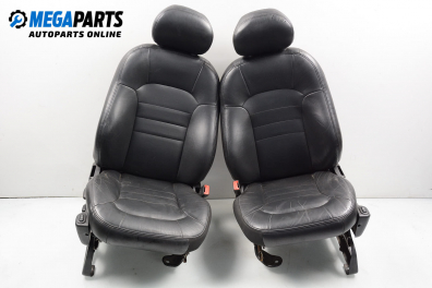 Leather seats with electric adjustment and heating for Jeep Cherokee (KJ) 2.5 CRD, 143 hp, suv, 2002