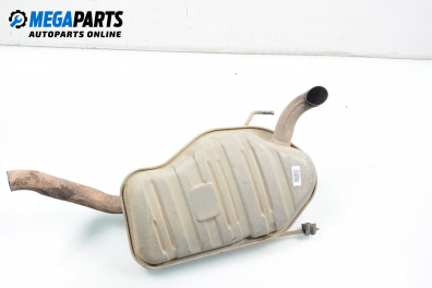 Rear muffler for Fiat Punto 1.9 DS, 60 hp, hatchback, 2000