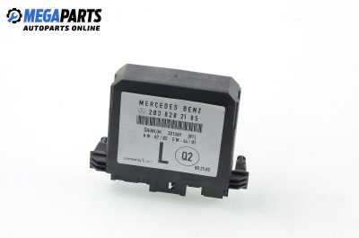 Door module for Mercedes-Benz C-Class 203 (W/S/CL) 2.2 CDI, 143 hp, sedan automatic, 2002 № 203 820 21 85