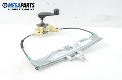 Macara geam cu acționare manuală for Peugeot 407 2.0 HDi, 136 hp, sedan, 2006, position: stânga - spate