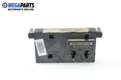 Door module for Mercedes-Benz C-Class 203 (W/S/CL) 2.2 CDI, 143 hp, sedan automatic, 2001 № 2038206326