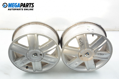 Alloy wheels for Renault Megane II (2002-2009) 16 inches, width 6.5 (The price is for two pieces)