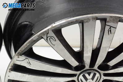 Jante din aliaj for Volkswagen Passat VII  (362) (08.2010 - 12.2014) 17 inches, width 7.5 (Prețul este pentru un set)