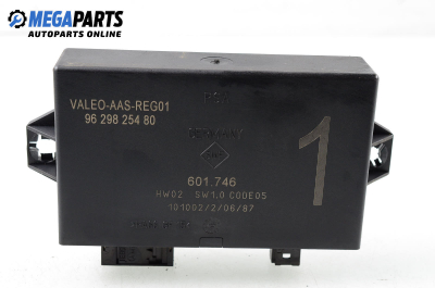 Parking sensor control module for Lancia Phedra 2.2 JTD, 128 hp, minivan, 2002 № Valeo 9629825480