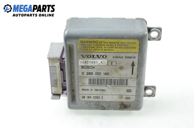 Airbag module for Volvo S40/V40 2.0, 140 hp, station wagon, 1997  № Bosch 0 285 001 146