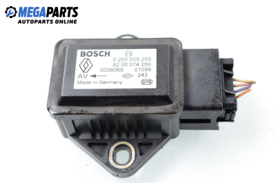 ESP sensor for Renault Megane Scenic 1.9 dCi, 102 hp, minivan, 1999 № Bosch0 265 005 259
