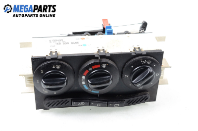 Air conditioning panel for Mercedes-Benz A-Class W168 1.6, 102 hp, hatchback, 1999