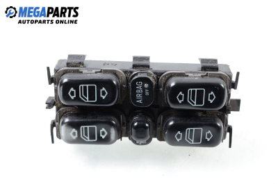 Window adjustment switch for Mercedes-Benz A-Class W168 1.6, 102 hp, hatchback, 1999