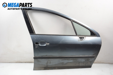 Tür for Peugeot 407 2.0 HDi, 136 hp, sedan, 2004, position: rechts, vorderseite