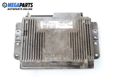 ECU for Renault Clio II 1.4, 75 hp, hatchback, 1998 № SIEMENS S115301100