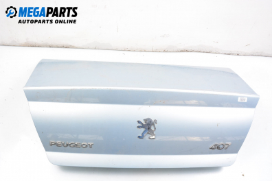 Boot lid for Peugeot 407 2.0 HDi, 136 hp, sedan, 2005, position: rear