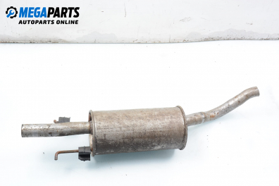 Rear muffler for Opel Corsa B 1.2, 45 hp, hatchback, 1996