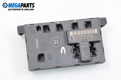 Door module for Mercedes-Benz C-Class 203 (W/S/CL) 2.2 CDI, 143 hp, coupe automatic, 2002 № 203 820 15 85