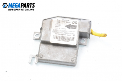 Airbag module for Opel Corsa C 1.2, 75 hp, hatchback, 2001 № GM 24 417 007