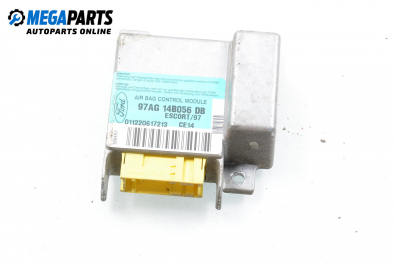 Airbag module for Ford Escort 1.8 TD, 90 hp, station wagon, 1997 № 97AG 14B056 DB