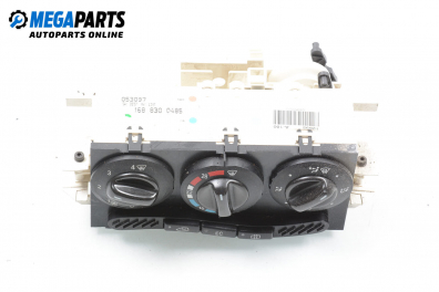 Air conditioning panel for Mercedes-Benz A-Class W168 1.6, 102 hp, hatchback, 1997