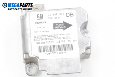 Airbag module for Opel Vectra B 1.8 16V, 115 hp, station wagon, 1997 № Siemens 5WK4188