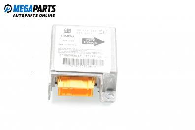 Airbag module for Opel Tigra 1.4 16V, 90 hp, coupe, 1998 № Siemens 5WK4 1150