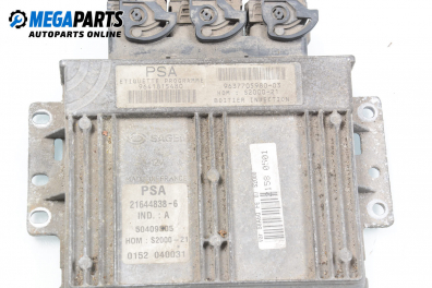 ECU for Citroen Saxo 1.4 VTS, 75 hp, hecktür, 2000 № 9637705980-03