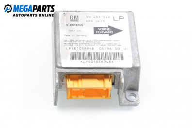 Airbag module for Opel Tigra 1.4 16V, 90 hp, coupe, 1996 № Siemens 5WK4 115