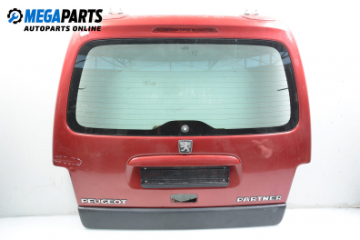 Capac spate for Peugeot Partner 1.9 D, 69 hp, monovolum, 2002, position: din spate