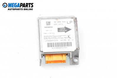 Airbag module for Opel Tigra 1.4 16V, 90 hp, coupe, 1995 № GM 90 483 546