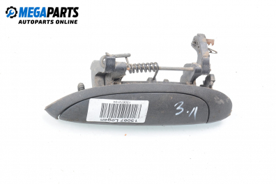Outer handle for Dacia Logan 1.6, 87 hp, sedan, 2006, position: rear - left