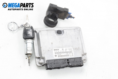 ECU incl. ignition key and immobilizer for Opel Vectra B 2.0 DI, 82 hp, station wagon, 1998 № 0 281 001 634