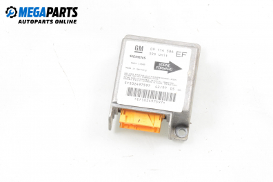 Airbag module for Opel Tigra 1.6 16V, 106 hp, coupe, 1997 № Siemens 5WK4 1150B