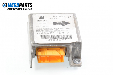 Airbag module for Opel Tigra 1.6 16V, 106 hp, coupe, 1996 № Siemens 5WK4 115