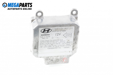 Airbag module for Hyundai Coupe (RD) 1.6 16V, 114 hp, coupe, 1998 № 95910-27000
