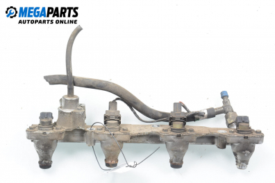 Fuel rail with injectors for Ford Escort 1.6 16V, 88 hp, station wagon, 1993