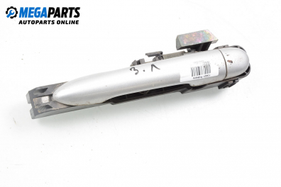 Outer handle for Nissan Primera (P12) 2.2 dCi, 139 hp, sedan, 2003, position: rear - left