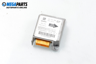 Airbag module for Opel Tigra 1.4 16V, 90 hp, coupe, 1997 № 09 114 586
