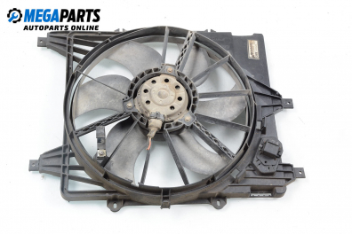 Radiator fan for Renault Clio II 1.4, 75 hp, sedan, 2001