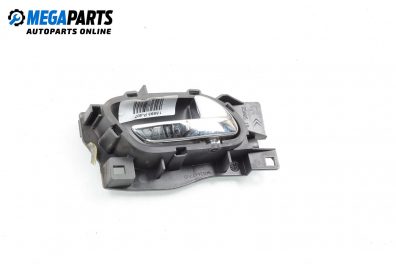 Inner handle for Peugeot 407 2.0 HDi, 136 hp, station wagon automatic, 2005, position: front - right