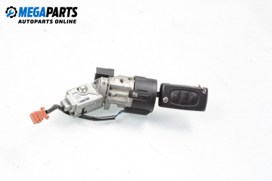 Ignition key for Peugeot 407 2.0 HDi, 136 hp, station wagon automatic, 2005